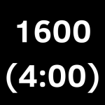 What is 1600 (16:00) Military Time? (4:00 PM Standard Time)