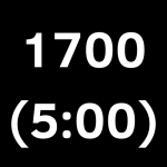 What is 1700 (17:00) Military Time? (5:00 PM Standard Time)